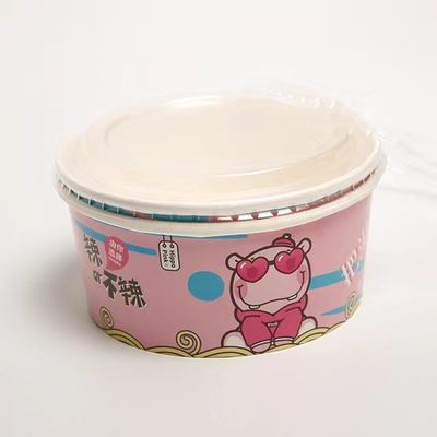 Θερματικά 32 ουγκιές απομακρυσμένα μπολ με καπάκια, αδιάβροχο μπολ σαλάτας Kraft 1000ml