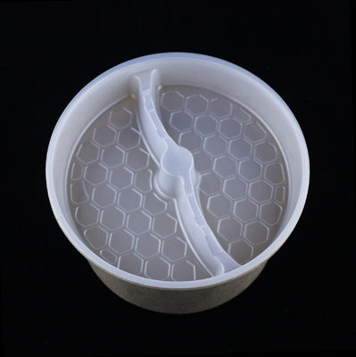 Βιοαποικοδομήσιμα δοχεία σαλάτας από χαρτί με κάλυμμα