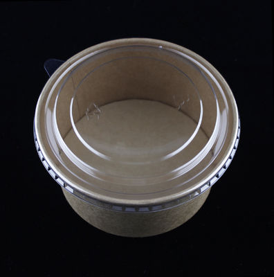 Βιοαποικοδομήσιμα δοχεία σαλάτας από χαρτί με κάλυμμα