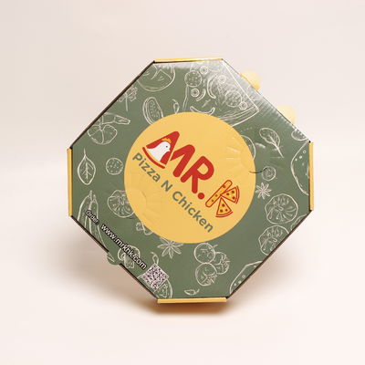 Τυπωμένα κουτιά πίτσας από κυματοειδή χαρτόνια