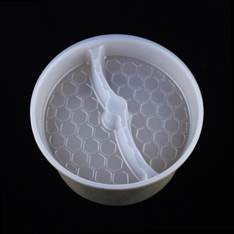 Βιοαποικοδομήσιμα δοχεία σαλάτας από χαρτί με κάλυμμα