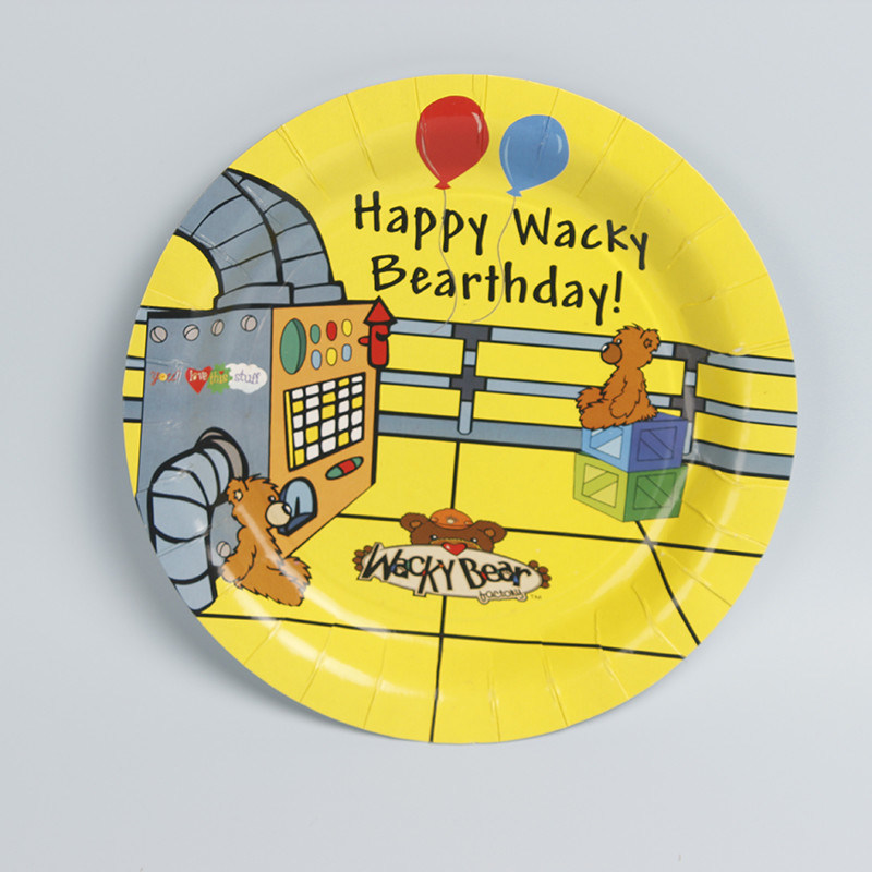 Πριγκίπισσα Θέμα Μονόκερος Πάρτι Πλάκες Χάρτινο Στρογγυλό Ξαναχρησιμοποιήσιμο Δείπνο